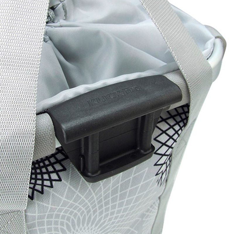 Koszyk na rower KlickFix Bikebasket Crystals Light Grey