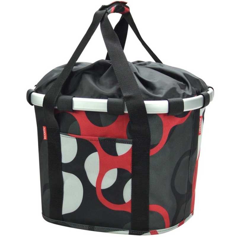 Koszyk na rower KlickFix Bikebasket Red Dots