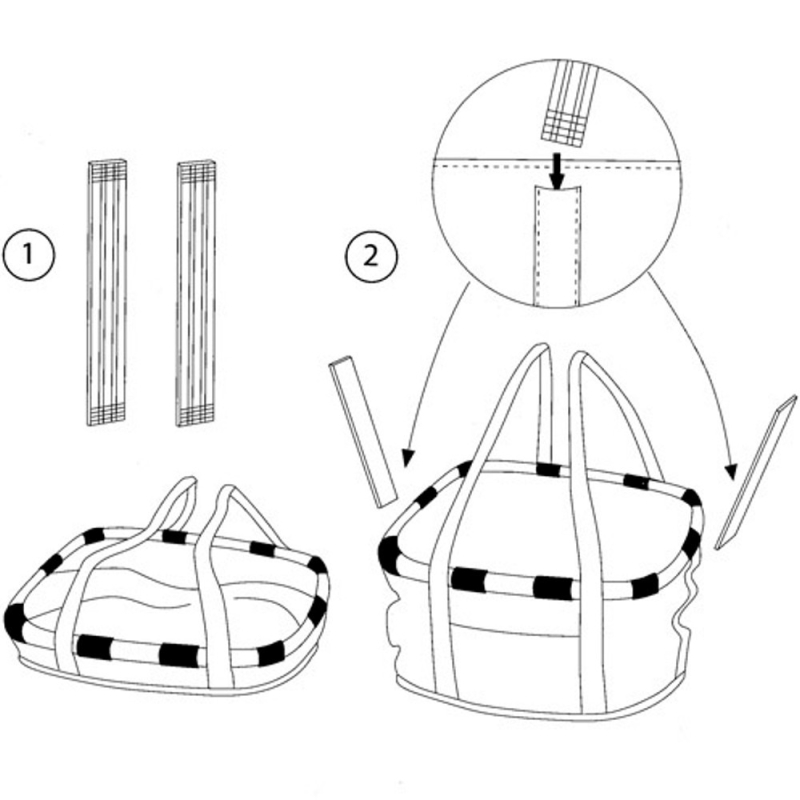 Koszyk na rower KlickFix Bikebasket Straps