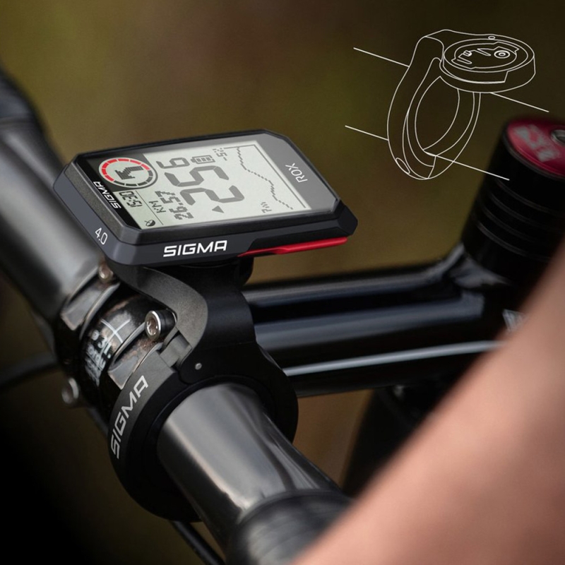 Nawigacja rowerowa Sigma ROX 4.0 Sensor Set biały
