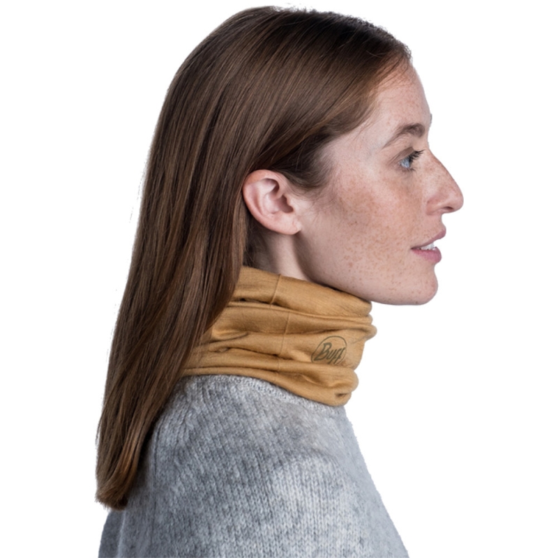 Chusta Buff Merino Lightweight Solid Mustard