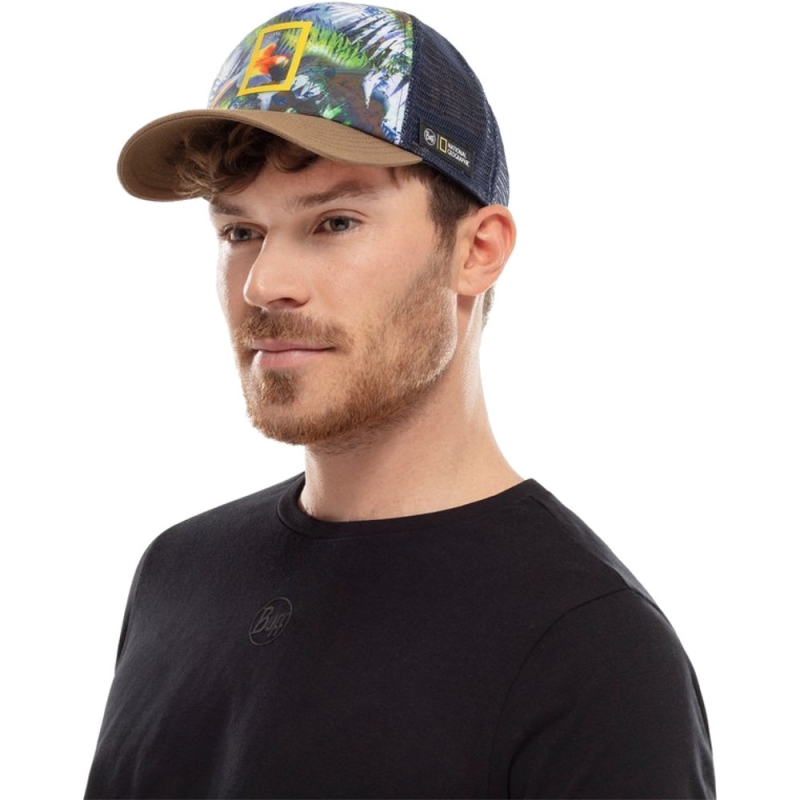 Czapka z daszkiem Buff Trucker Cap Scarlett Macaw