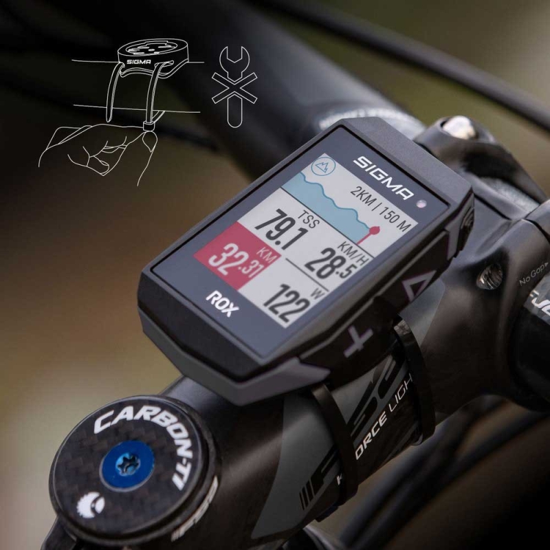 Nawigacja rowerowa Sigma ROX 11.1 EVO Sensor Set czarna