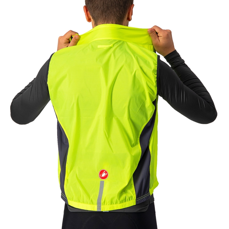 Kamizelka Castelli Squadra Stretch żółta