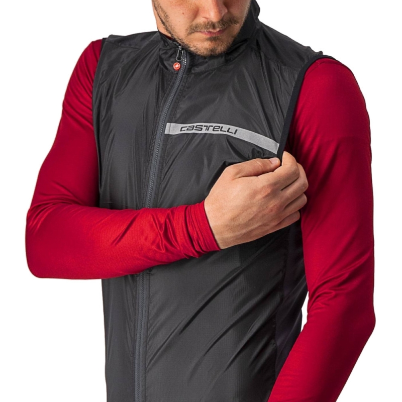 Kamizelka Castelli Squadra Stretch czarna