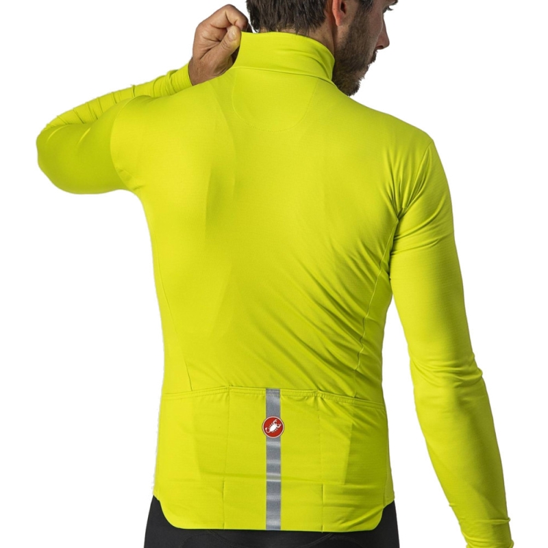 Bluza rowerowa Castelli Pro Thermal Mid LS żółta