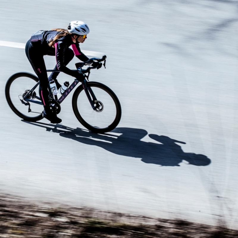 Kurtka rowerowa damska Rogelli Glory czarno-różowa