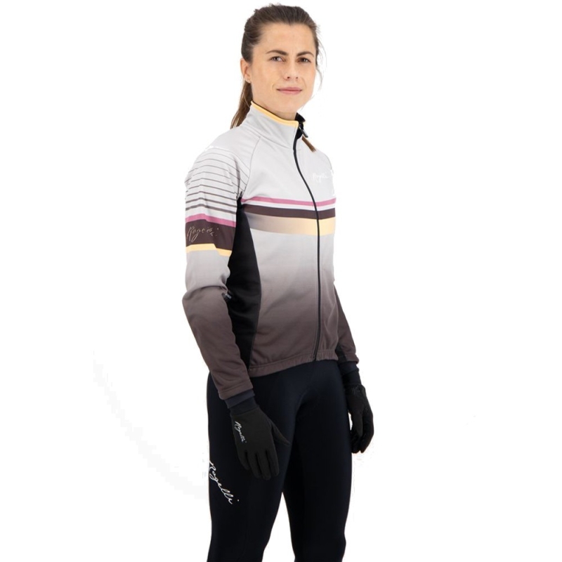 Kurtka rowerowa damska Rogelli Impress szara