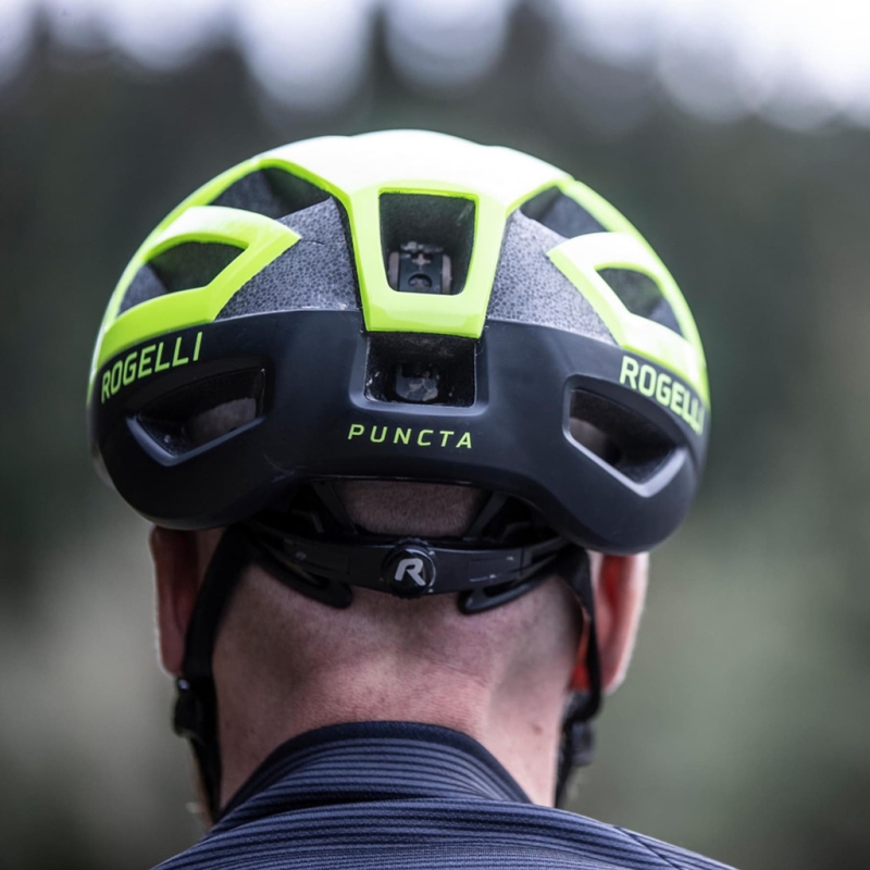 Kask rowerowy Rogelli Puncta żółty