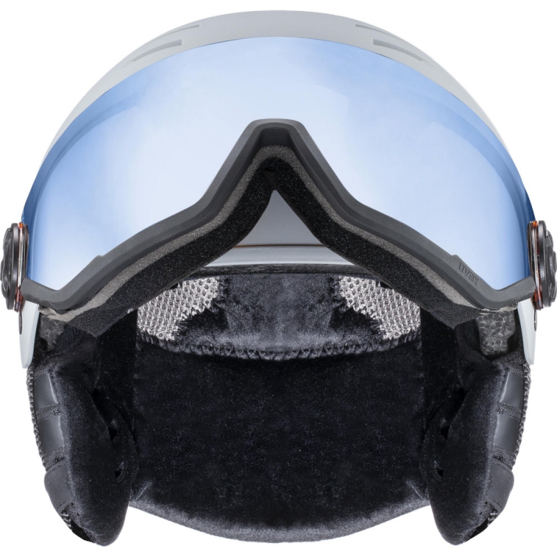 Kask narciarski Uvex Wanted Visor szary