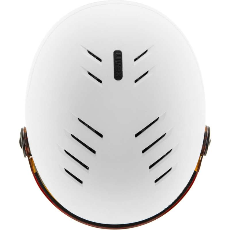 Kask narciarski Uvex Rocket Jr Visor biały