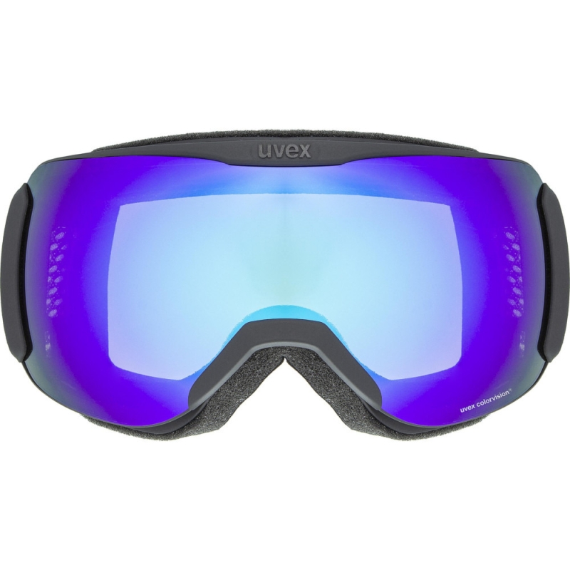 Gogle narciarskie Uvex Downhill 2100 CV czarno-niebieskie