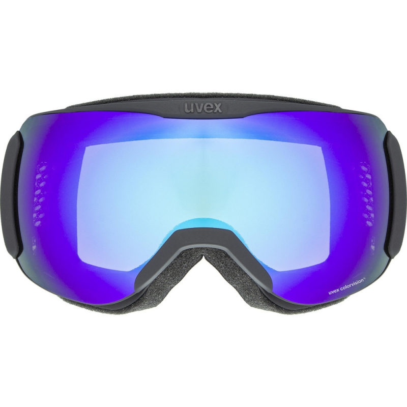 Gogle narciarskie Uvex Downhill 2100 CV czarno-niebieskie