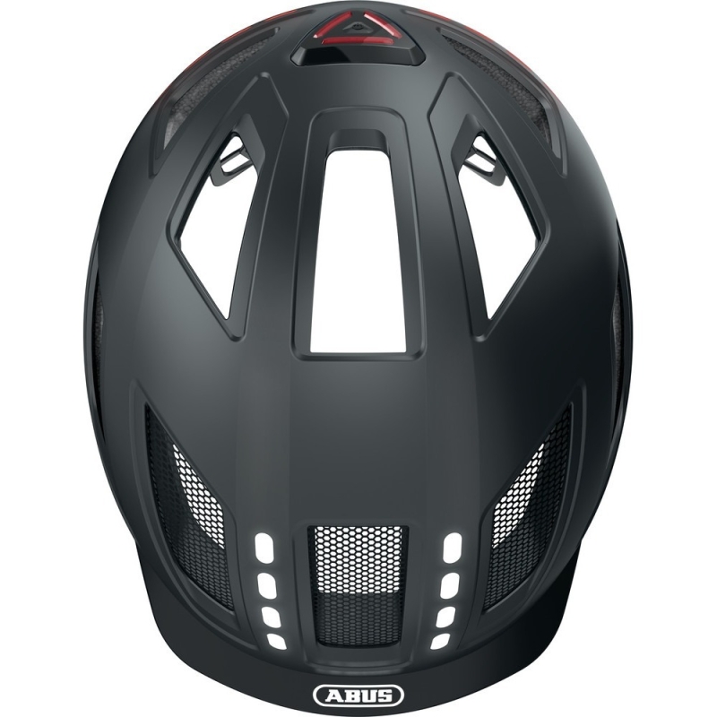 Kask rowerowy Abus Hyban 2.0 LED czarny