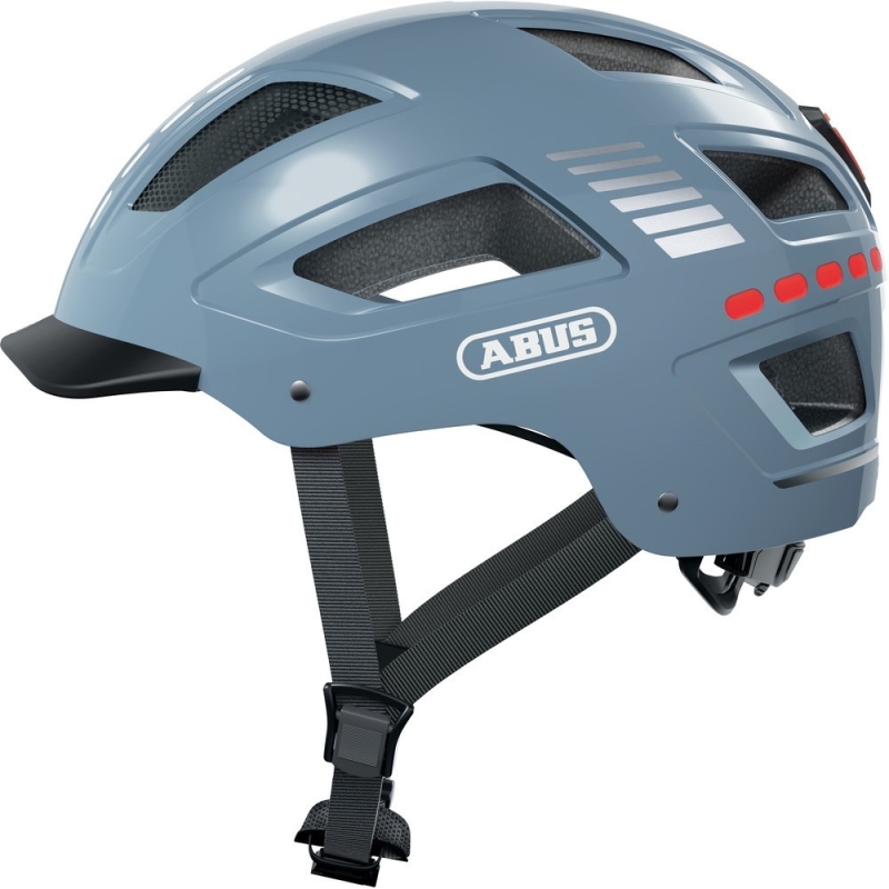 Kask rowerowy Abus Hyban 2.0 LED niebieski