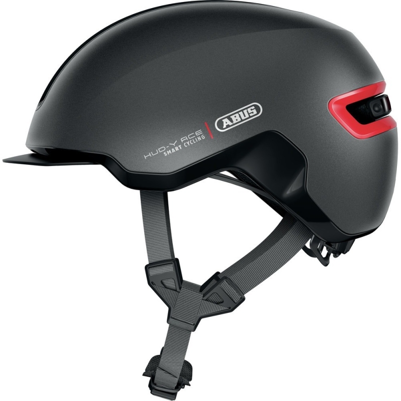 Kask rowerowy Abus HUD-Y ciemnoszary