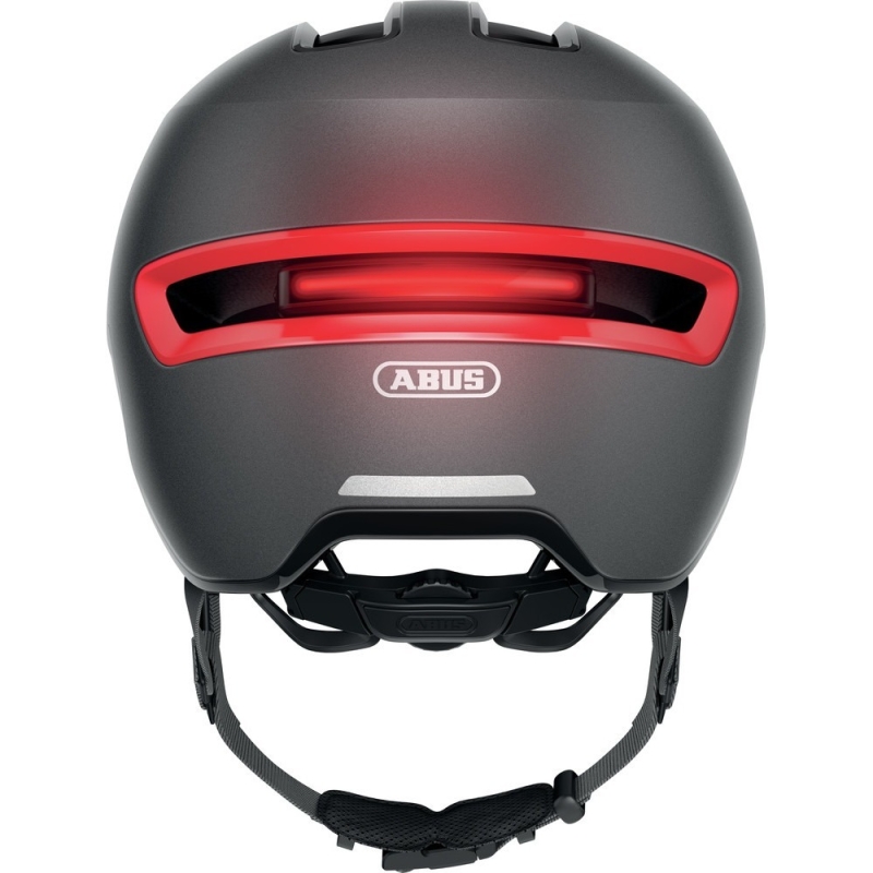 Kask rowerowy Abus HUD-Y ciemnoszary