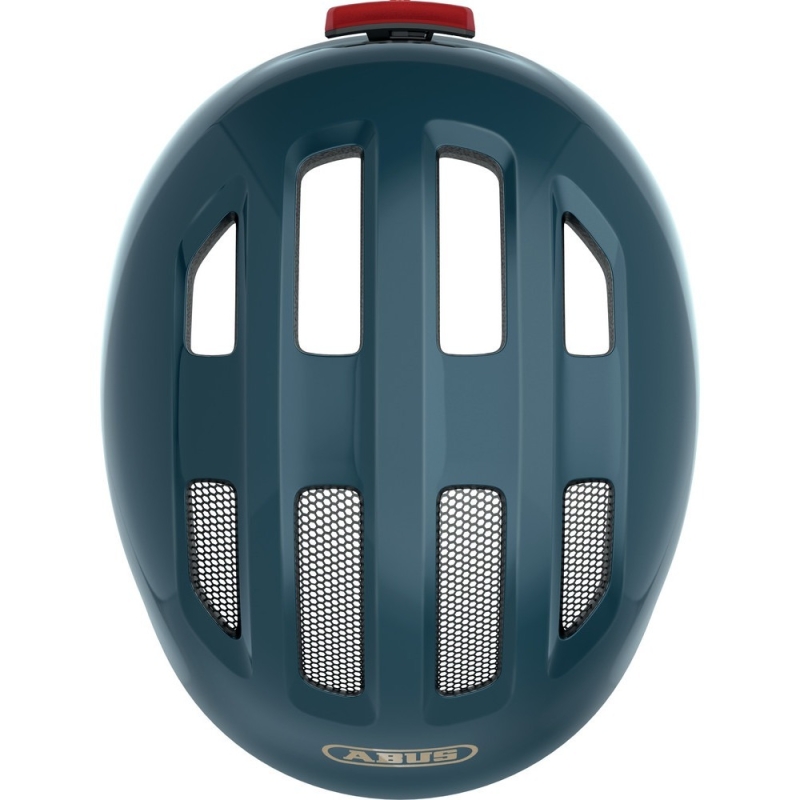 Kask rowerowy Abus Smiley 3.0 ACE LED niebieski