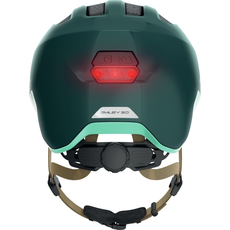 Kask rowerowy Abus Smiley 3.0 ACE LED zielony