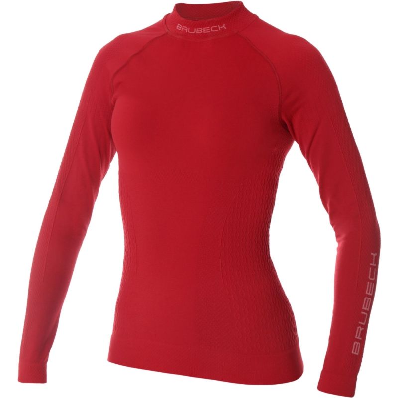 Bluza termoaktywna damska Brubeck Extreme Thermo bordowa