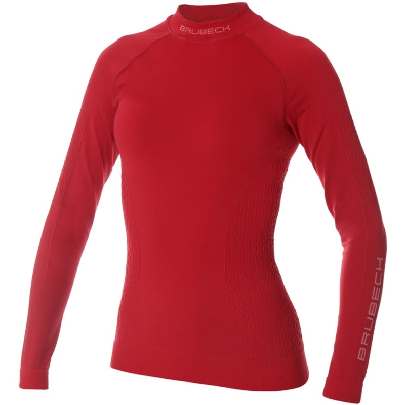 Bluza termoaktywna damska Brubeck Extreme Thermo bordowa