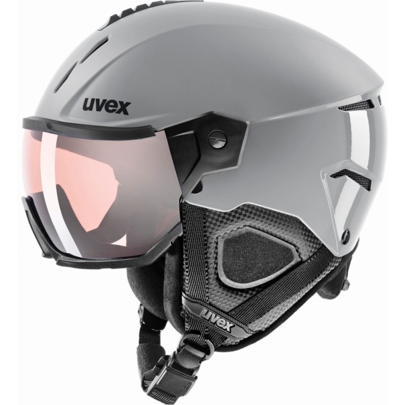 Kask narciarski Uvex Instinct Visor Pro V szary