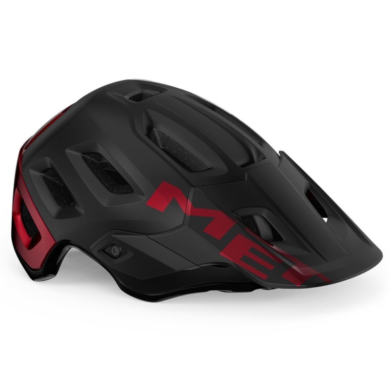 Kask rowerowy MET Roam MIPS czarno-czerwony