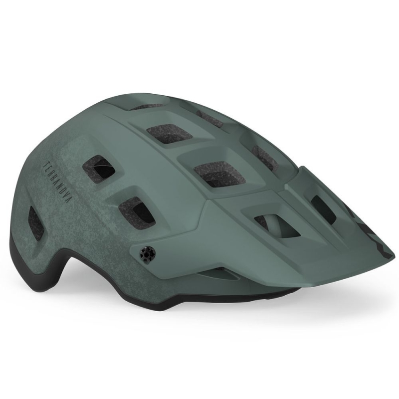 Kask rowerowy MET Terranova zielony