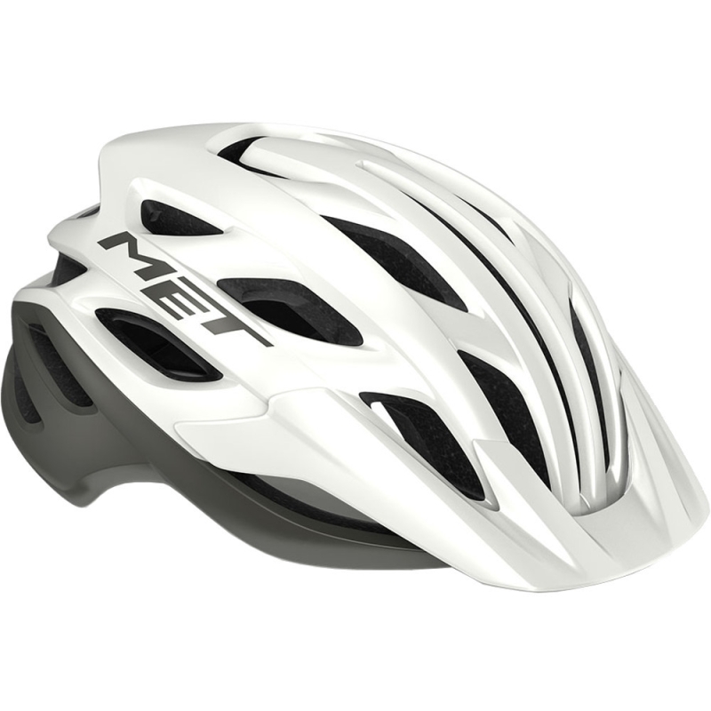 Kask rowerowy MET Veleno biało-szary