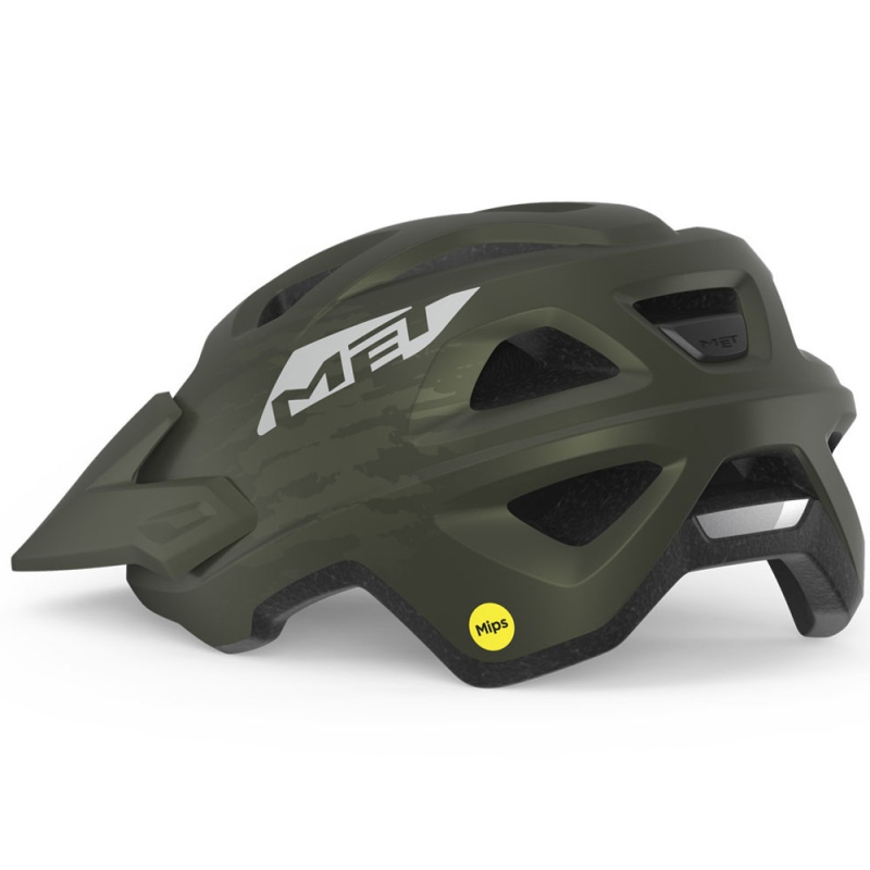 Kask rowerowy MET Echo MIPS zielony