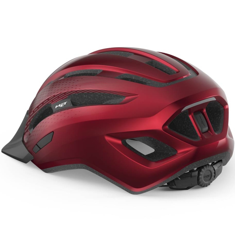 Kask rowerowy MET Downtown MIPS czerwony