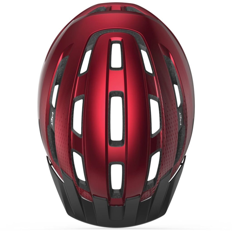 Kask rowerowy MET Downtown MIPS czerwony