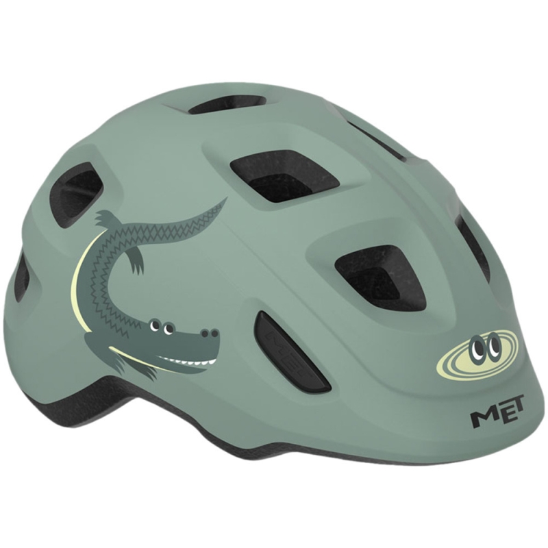 Kask rowerowy MET Hooray zielono-niebieski