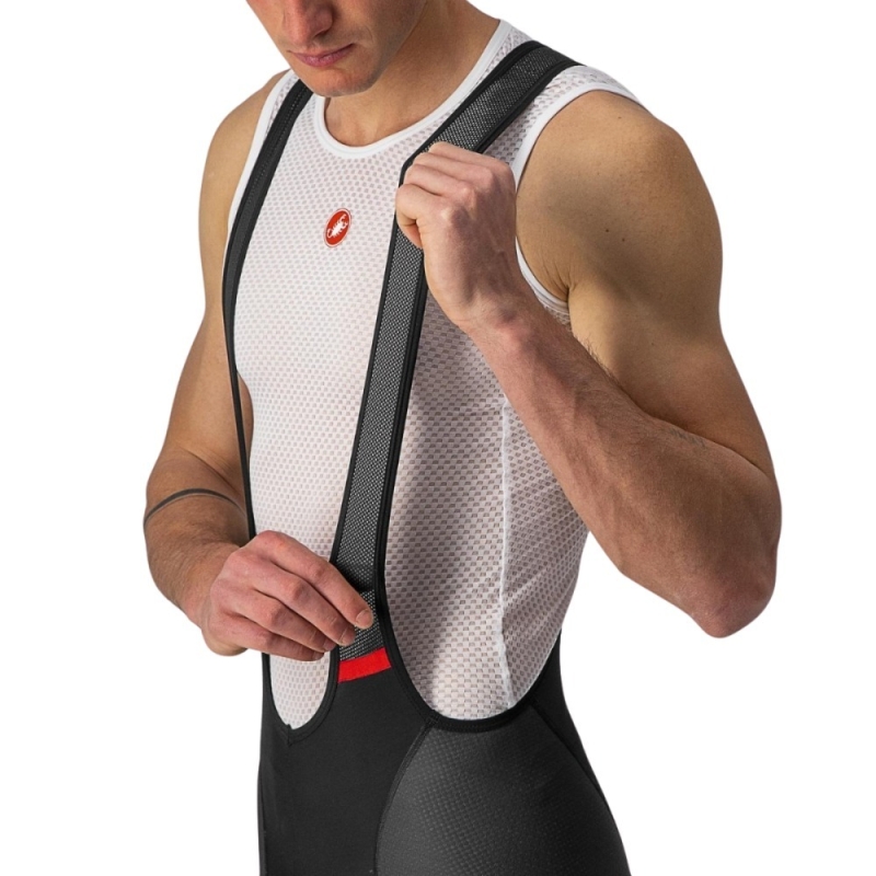 Spodenki rowerowe Castelli Competizione Kit czarno-zielone