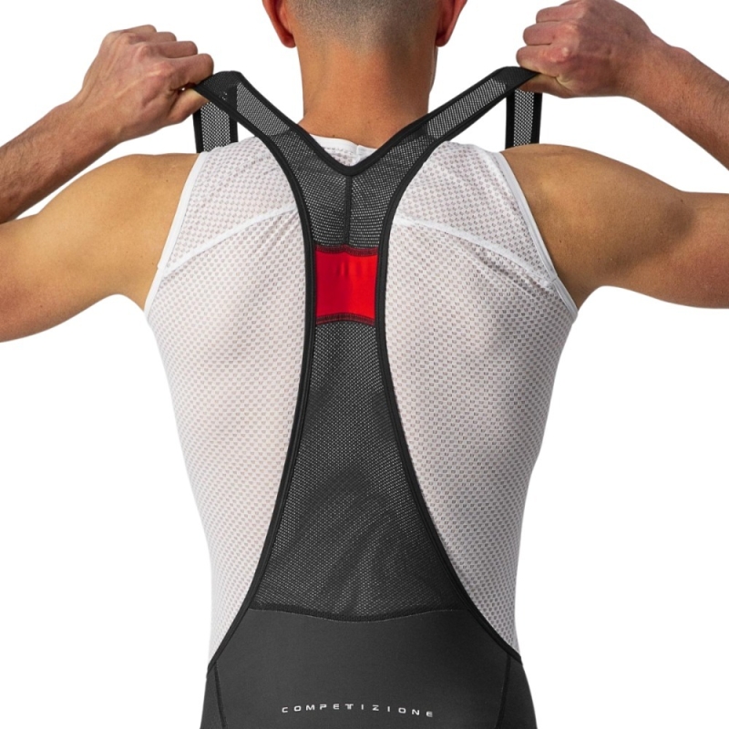 Spodenki rowerowe Castelli Competizione Kit czarno-zielone