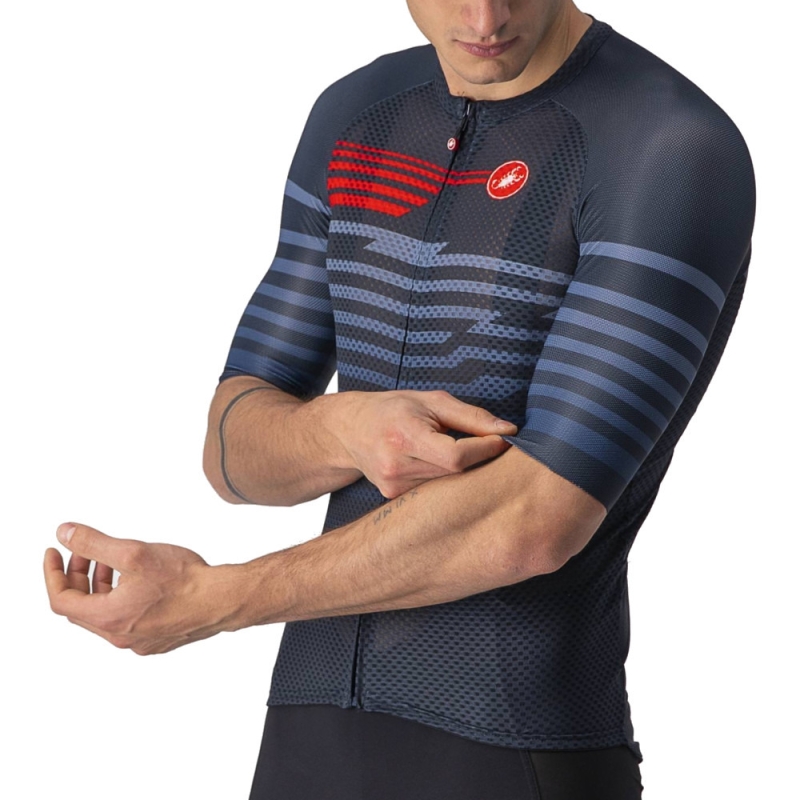 Koszulka Castelli Climbers 3.0 SL granatowa