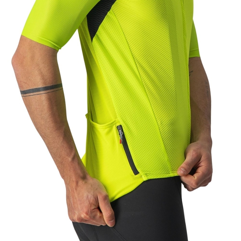 Koszulka rowerowa Castelli Endurance Elite żółta