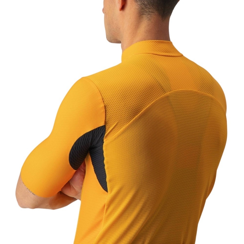 Koszulka rowerowa Castelli Endurance Elite pomarańczowa