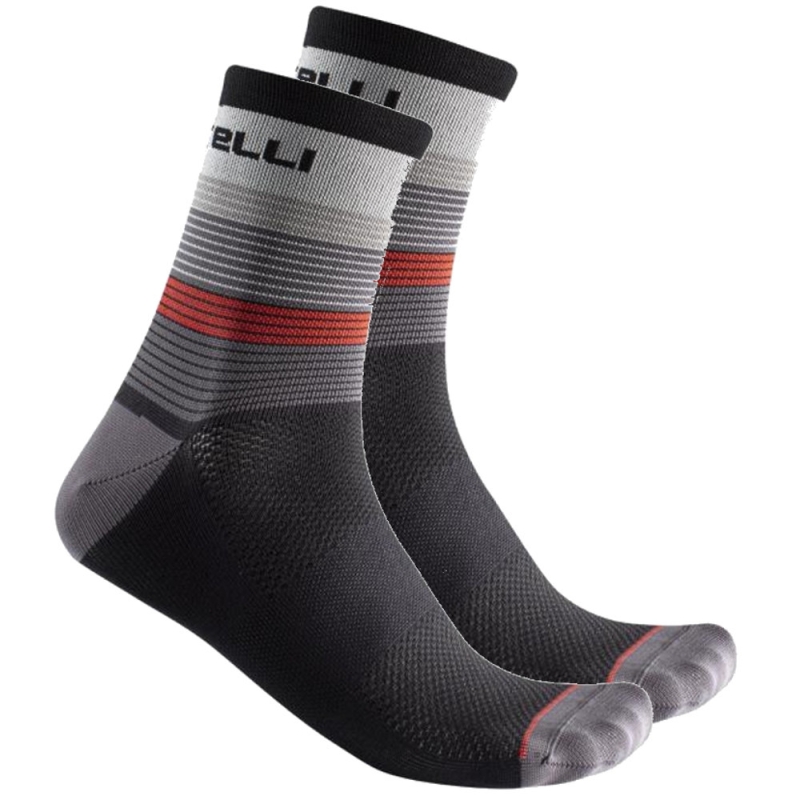 Skarpetki Castelli Scia 12 szare