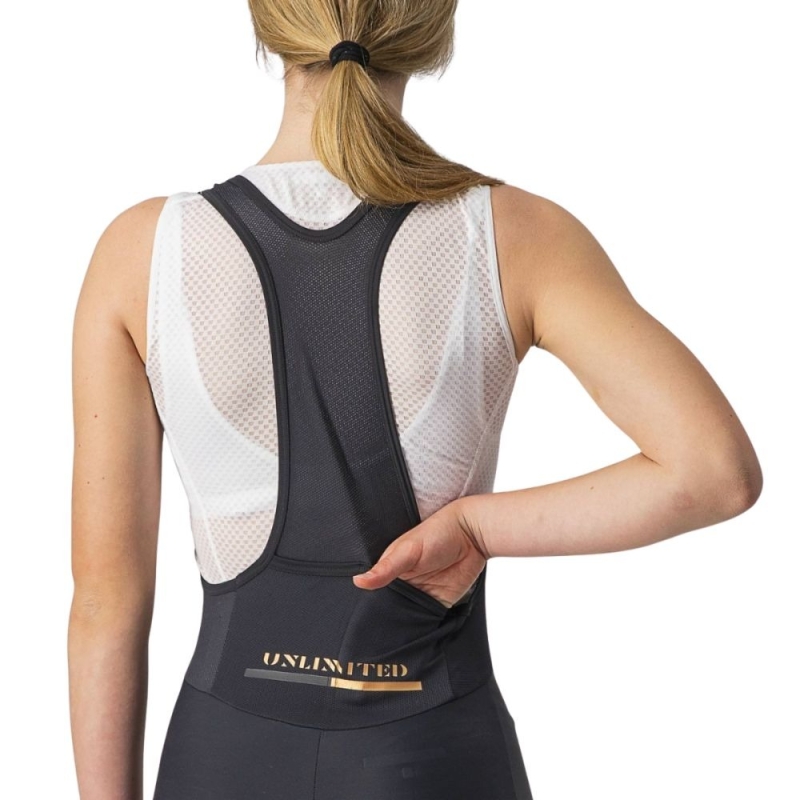 Spodenki rowerowe damskie Castelli Unlimited W czarne