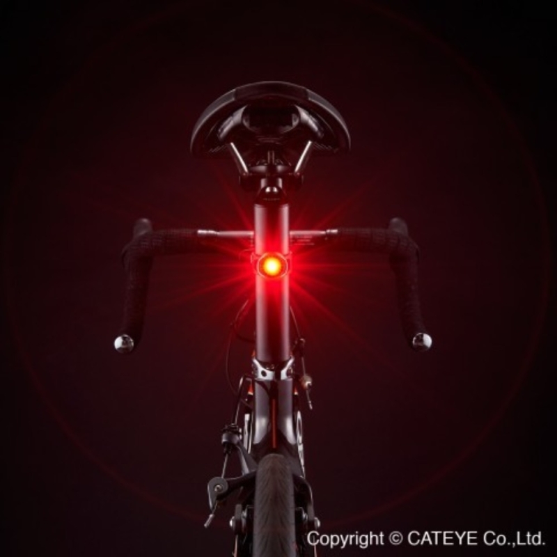 Zestaw lampek rowerowych Cateye AMPP100 & SL-LD160RC-R ORB