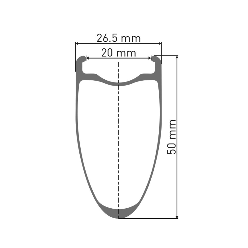 Koło przednie DT Swiss ARC 1100 Dicut 50 DB 700C