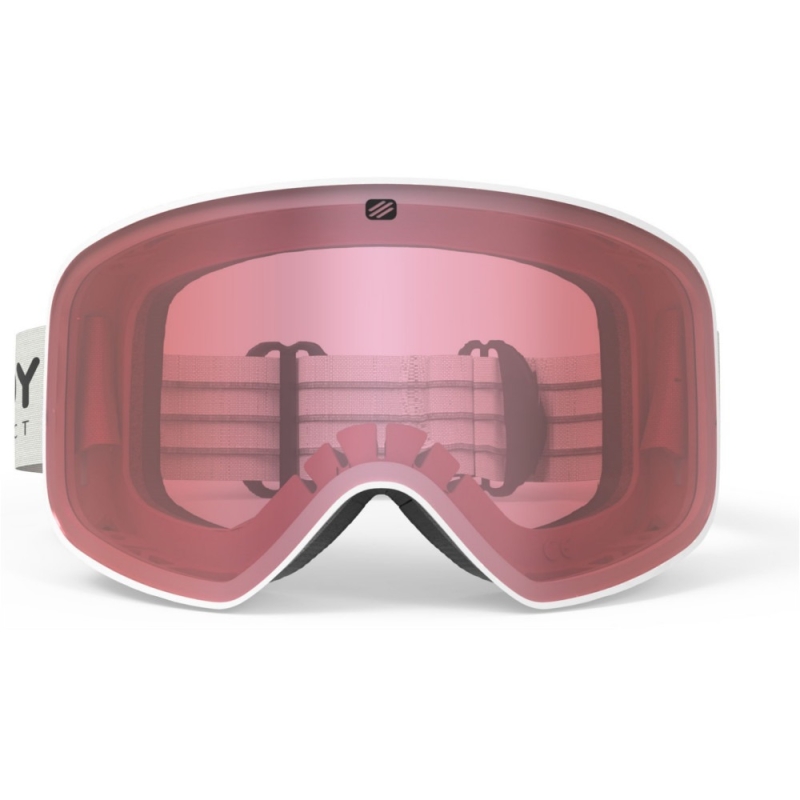 Gogle narciarskie Rudy Project Skermo RP Optics Kayvon Red Laser białe