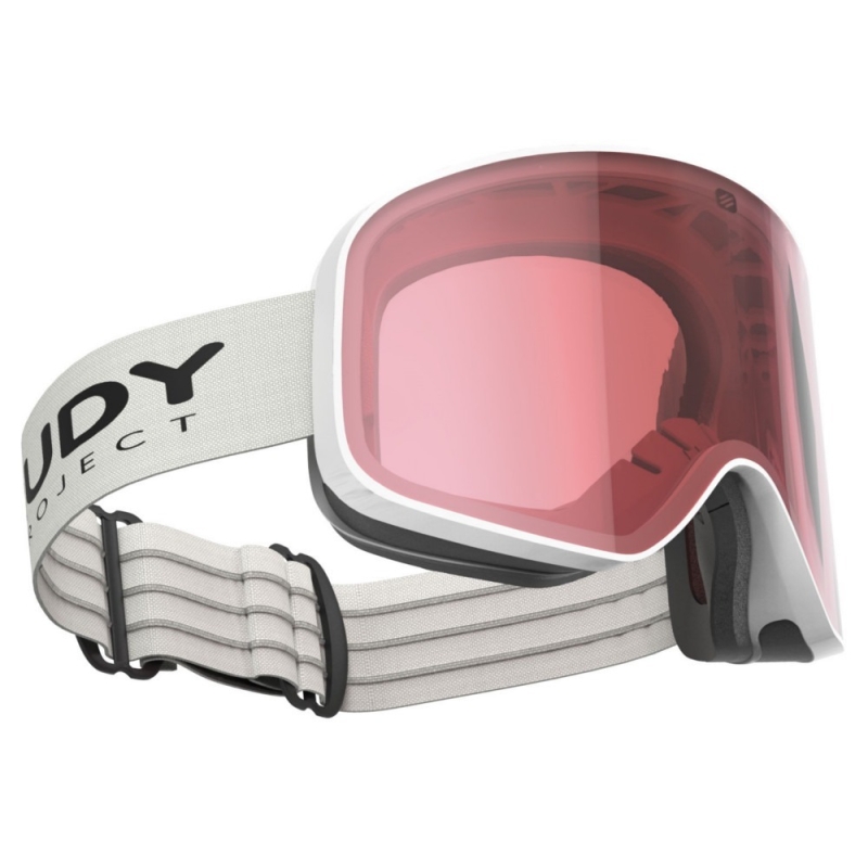 Gogle narciarskie Rudy Project Skermo RP Optics Kayvon Red Laser białe
