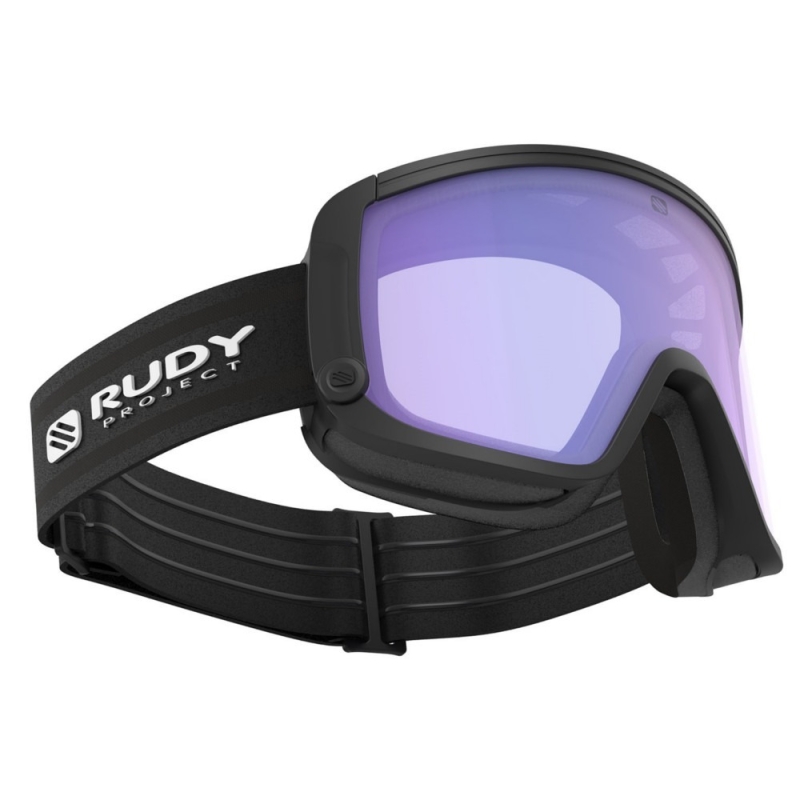 Gogle narciarskie Rudy Project Spincut ImpactX Laser Purple czarne