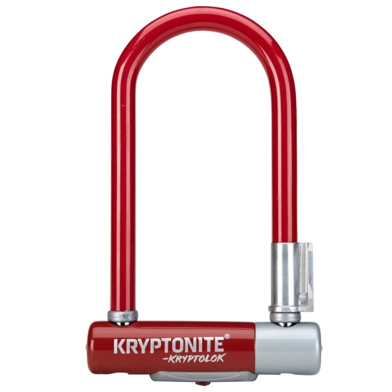 Zapięcie U-lock Kryptonite Kryptolok Mini-7 czerwone