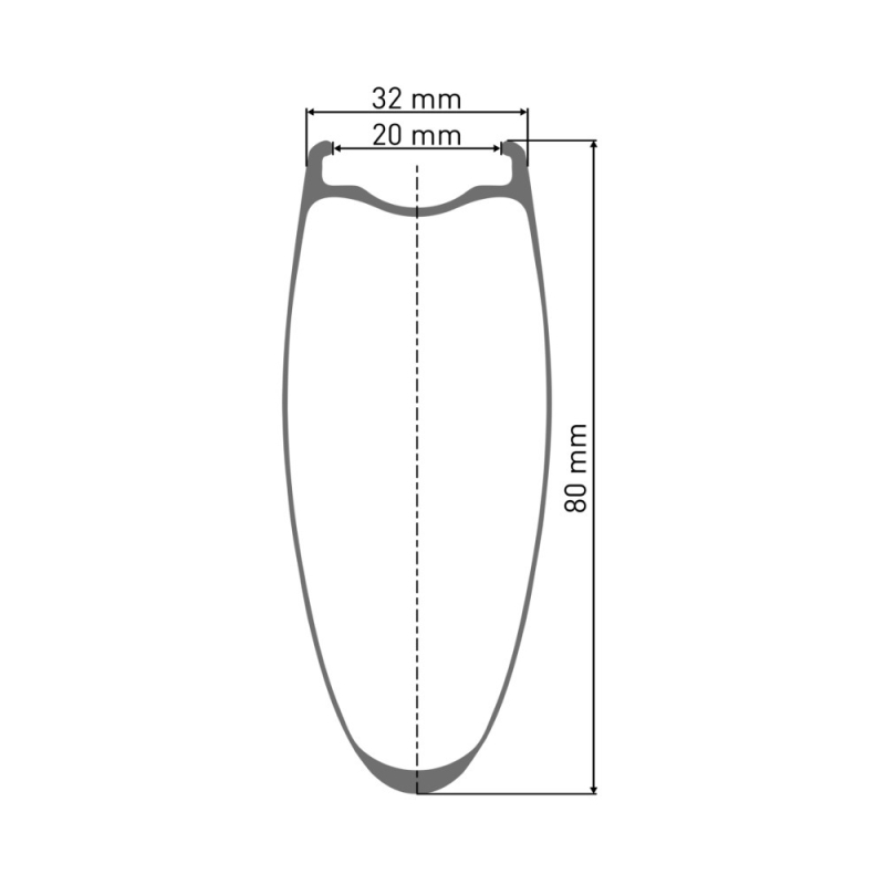 Komplet kół DT Swiss ARC 1400 Dicut 80 DB