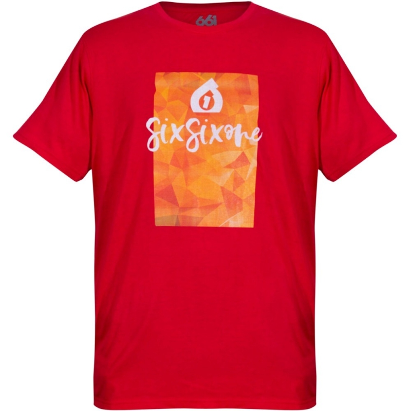 Koszulka SixSixOne 661 Script czerwona