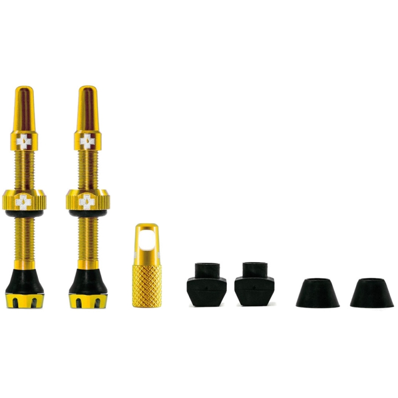 Zestaw wentyli Muc-Off V2 Tubeless Valves złoty