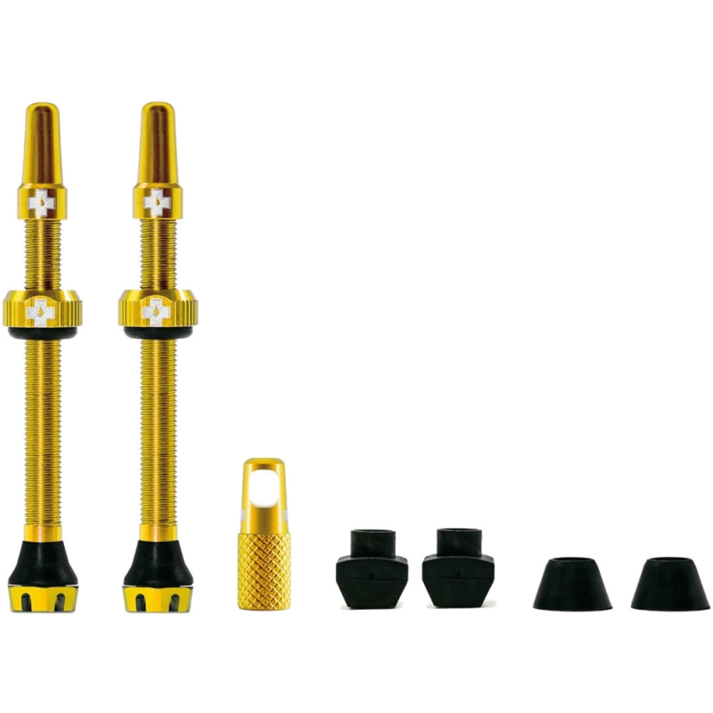 Zestaw wentyli Muc-Off V2 Tubeless Valves złoty